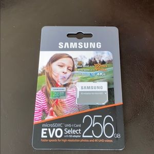Samsung microSDXC EVO card 256GB